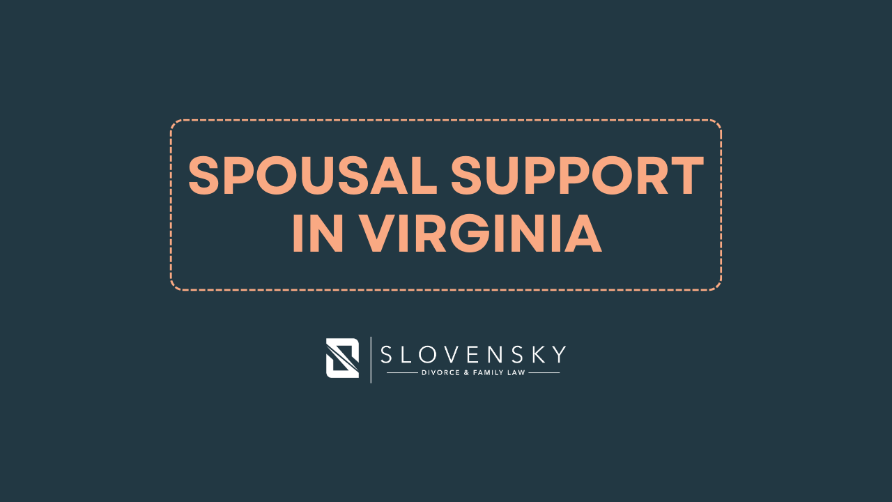 spousal support (alimony) in virginia