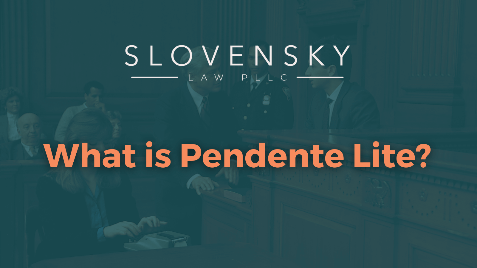 What is Pendente Lite? Roanoke Virginia Divorce Lawyer