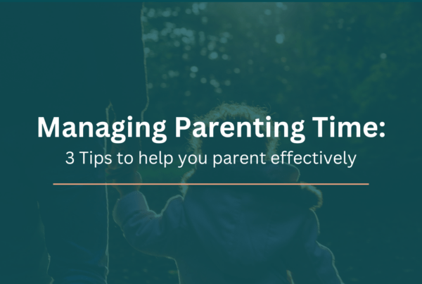 how to manage parenting time