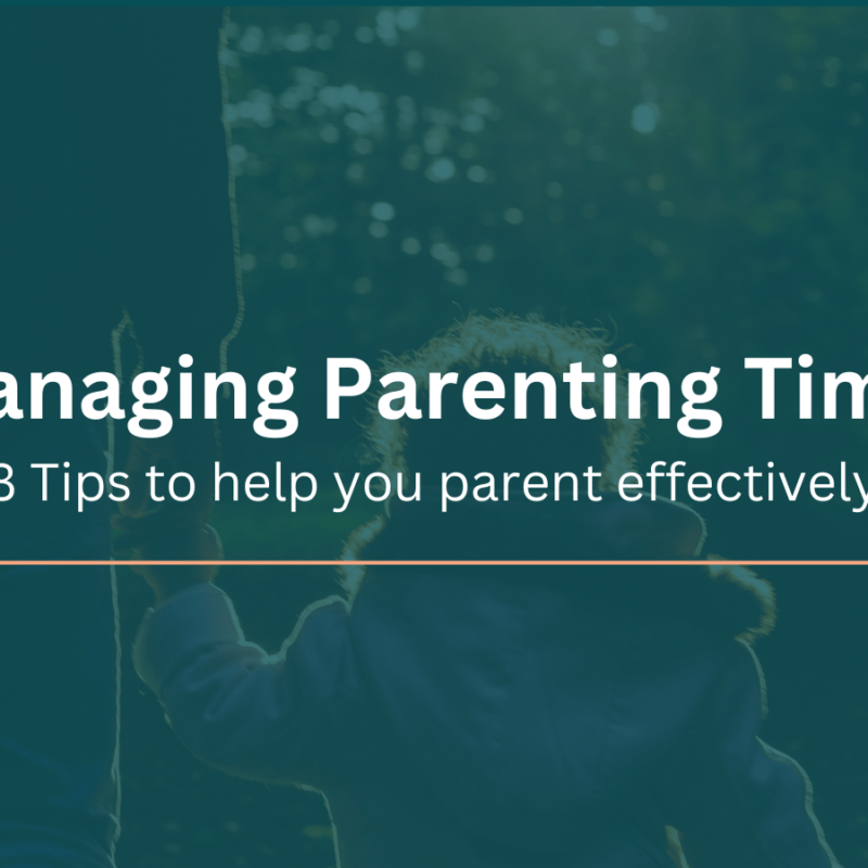 how to manage parenting time