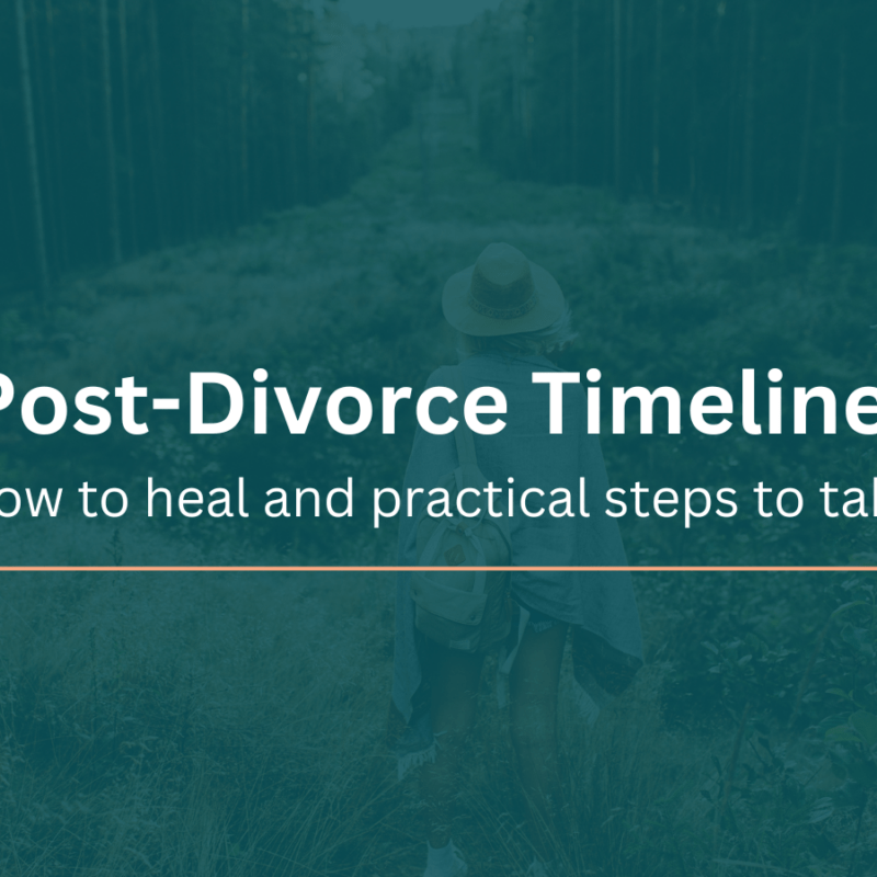post divorce timeline